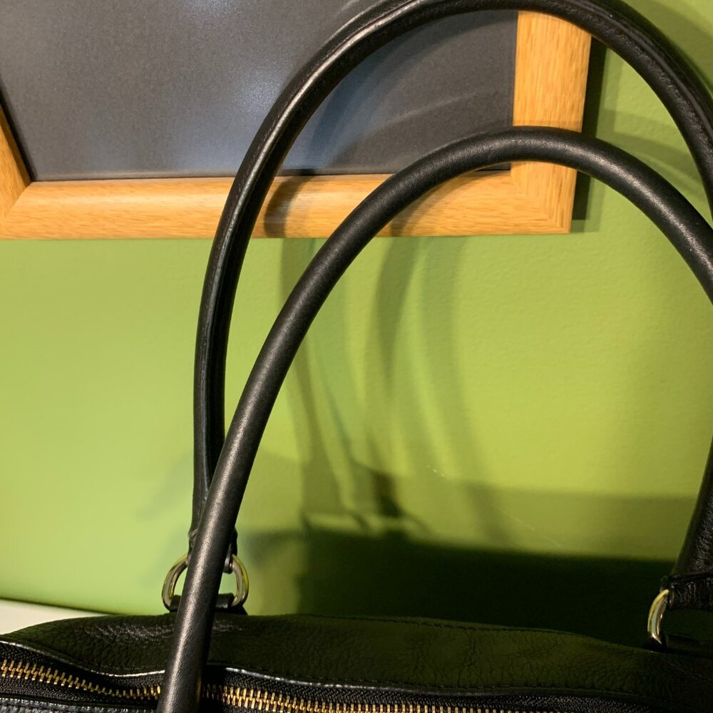 Kate Spade Black leather satchel EUC - Picture 9 of 11